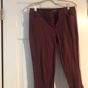 Mid rise pixie work pants